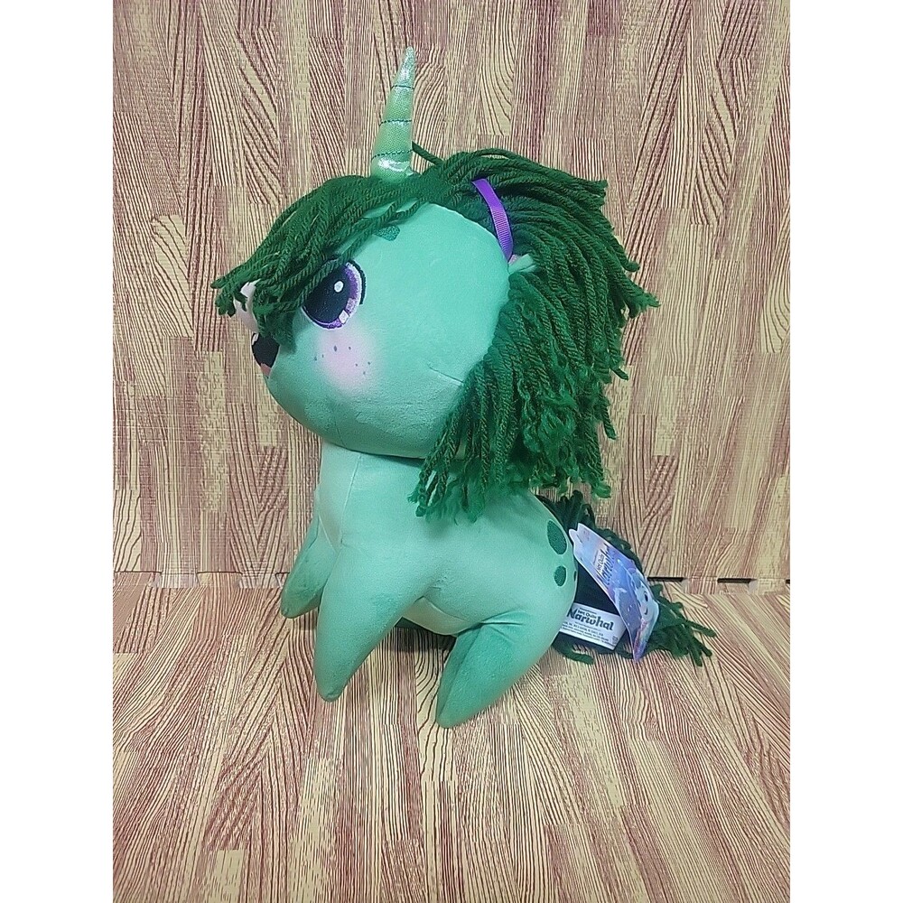 Netflix DreamWorks Not Quite Narwhal Juniper green 11" plus New With TAGS